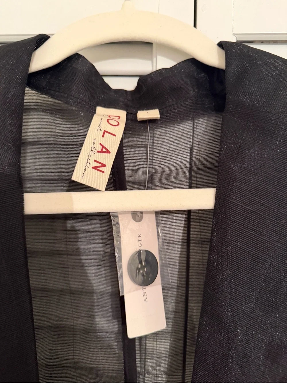 Anthropologie Dolan black sheer blazer - Picture 5 of 5